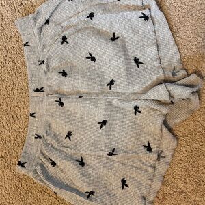 Gray Playboy Shorts